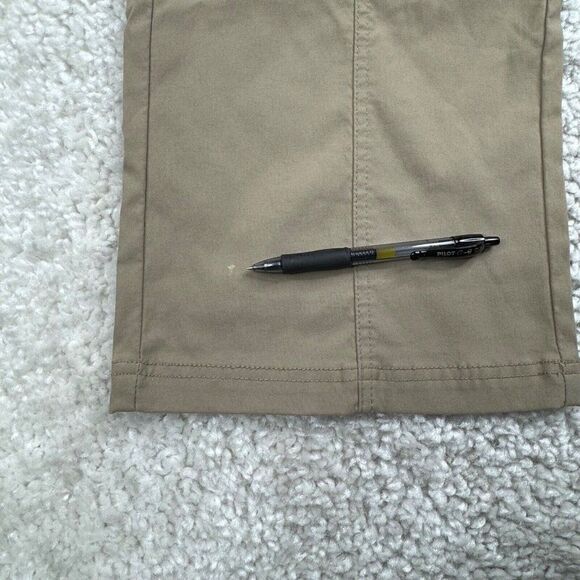 Prana Monarch Convertible Roll Up Leg Hiking Pants Tan 10 Short - Picture 8 of 15